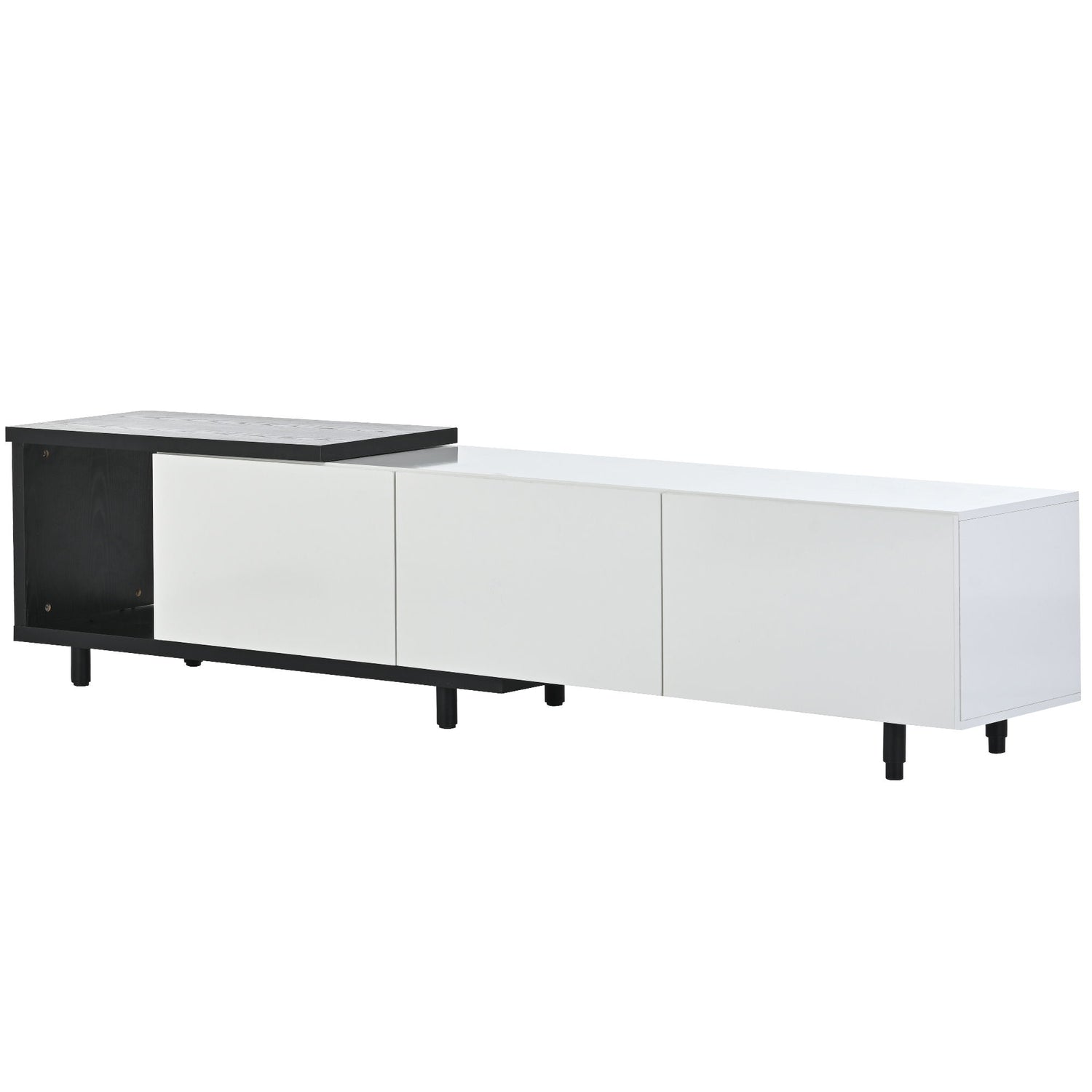 Modern Stylish Extendabletv Stand TV Cabinet For 80&quot; TV