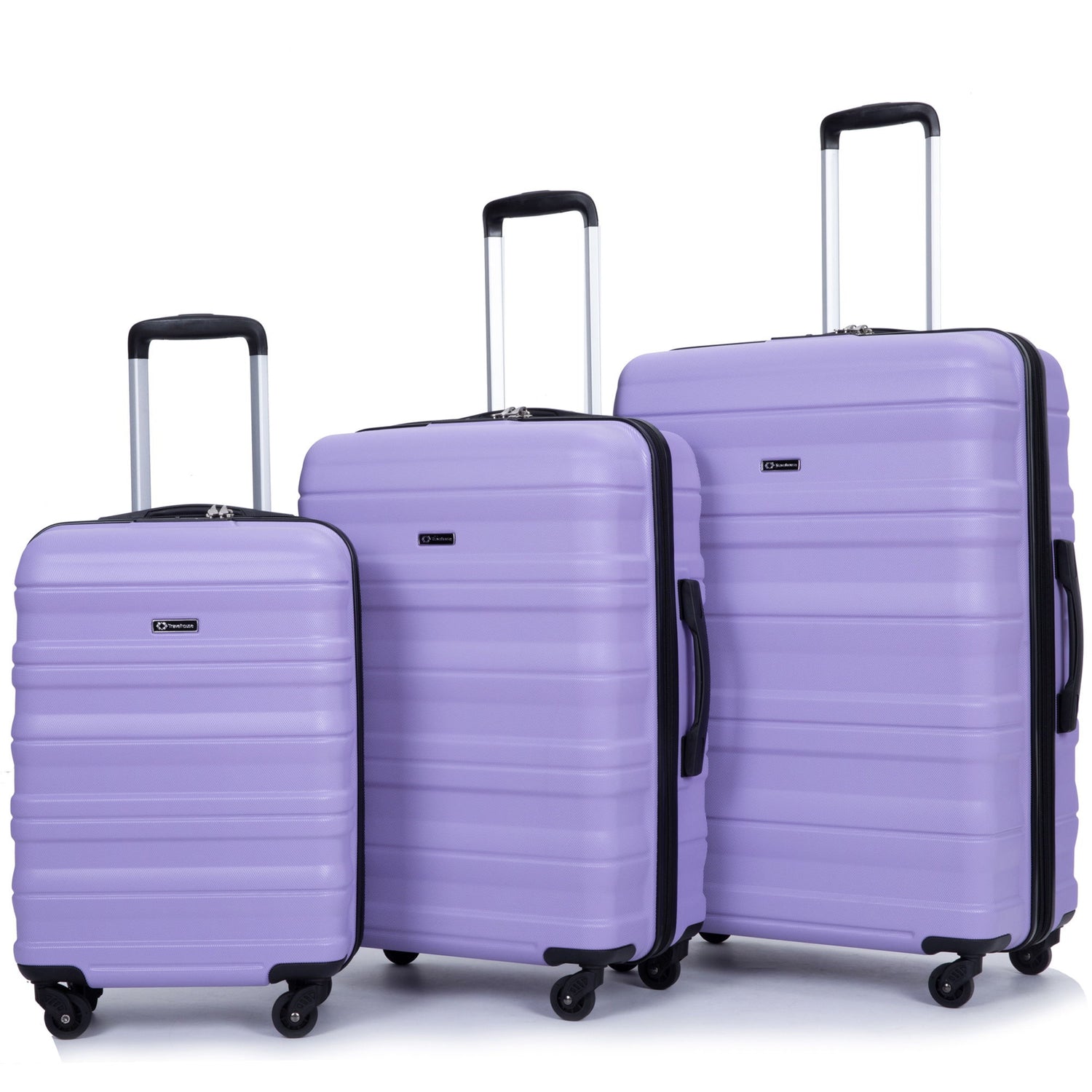 Expandable 3 Piece Luggage Sets Lightweight &amp; Durable Suitcase, Spinner Wheels, Tsa Lock