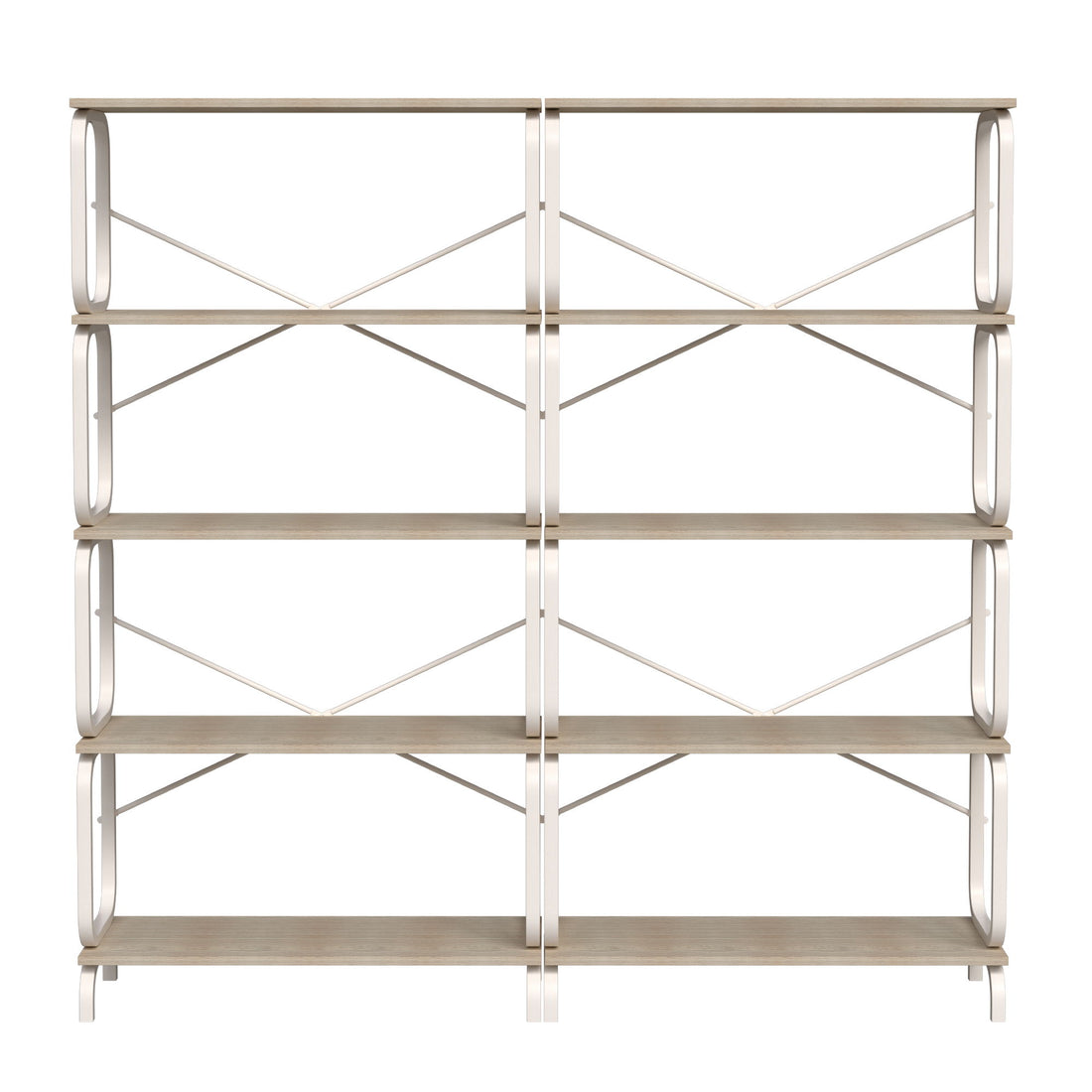5 Tier Industrial Bookshelf, Tall Bookcase With Open Design, Vintage Storage Organizer