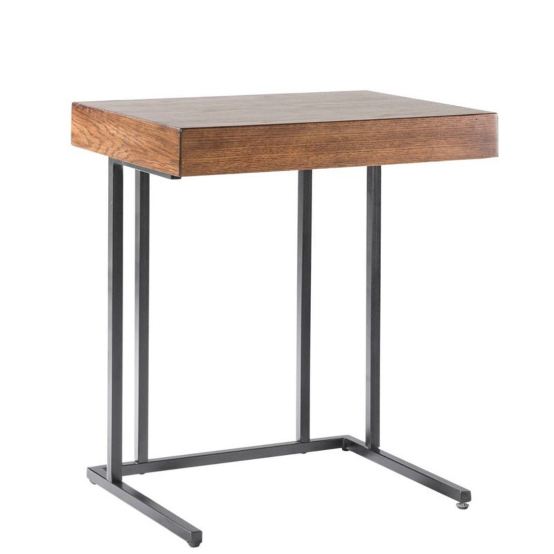 Wynn - Pull Up Table With Storage Compartment 22X16X26&quot; - Pecan