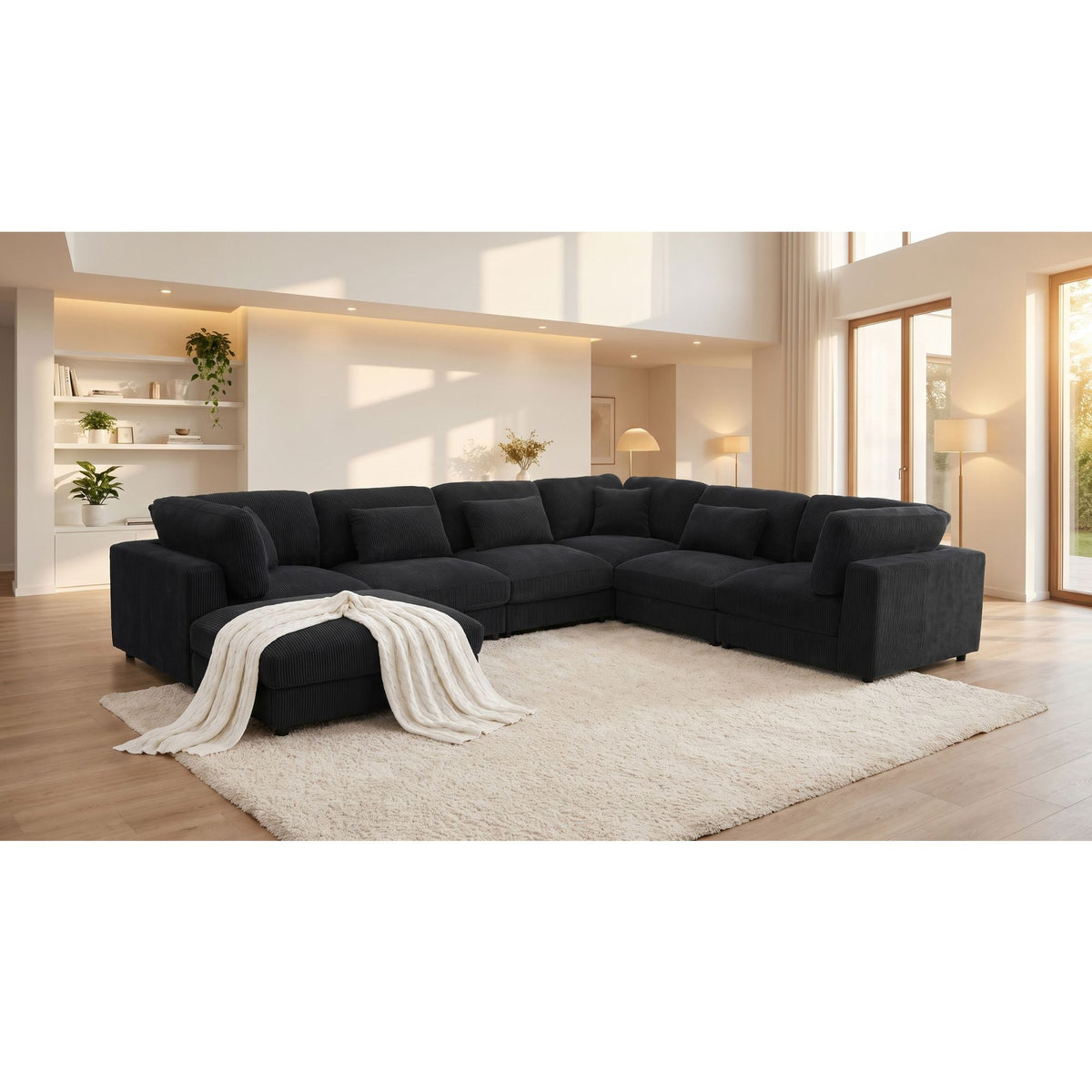 Upholstered Modular Sectional &amp; Custom Configuration