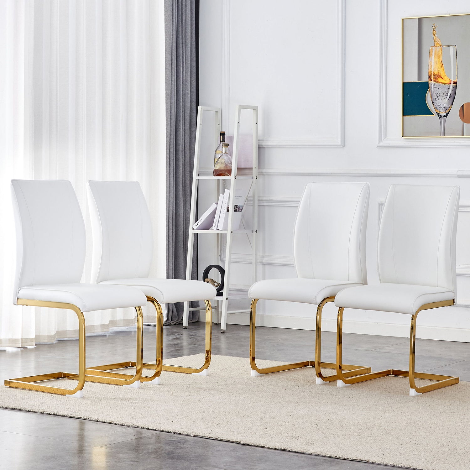 Luxury Simple Arch Chair With Arched Leg
