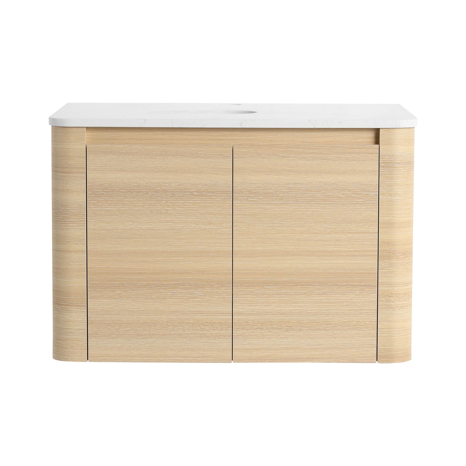 Wall Mounted Bathroom Vanity With Soft Close Door, Excluding Sink