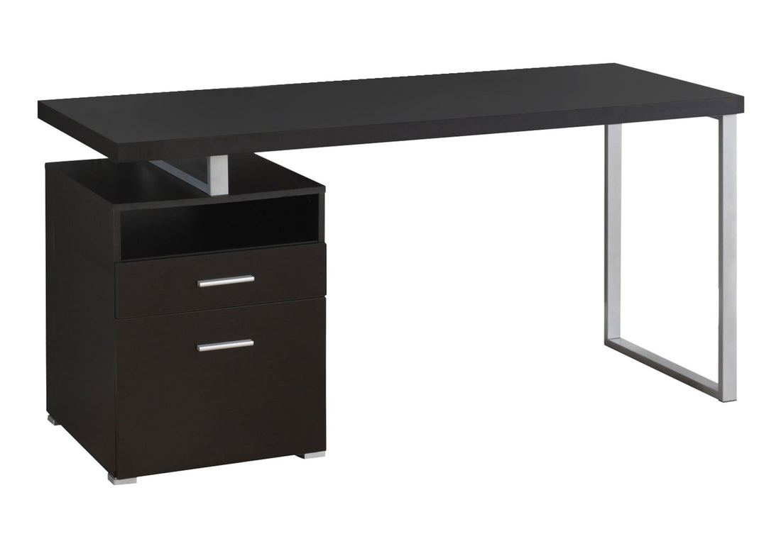 Computer Desk For Home Office, Laptop, Left Right Set - Up, Storage Drawers, Contemporary &amp; Modern