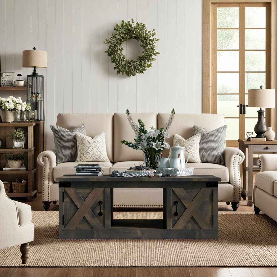 Farmhouse - 48&quot; Coffee Table