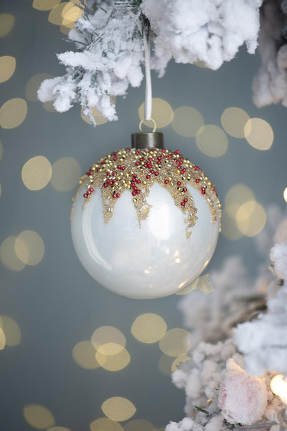 Christmas Ball Ornaments, Decorative Hanging Ball Christmas Tree Ornaments For Holiday Party Decorations