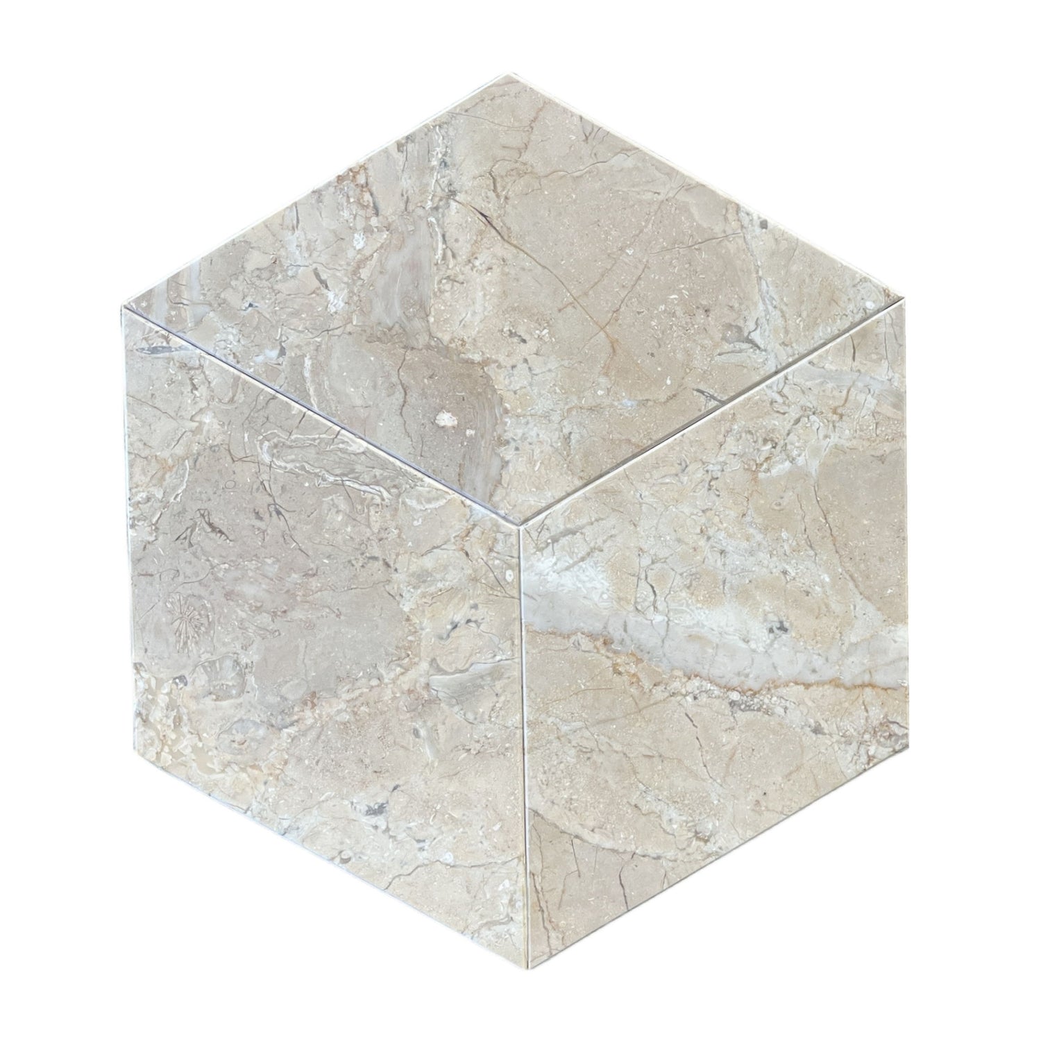 Hexagon Natural Marble Polished Tile For Wall And Floor (Set of 12)