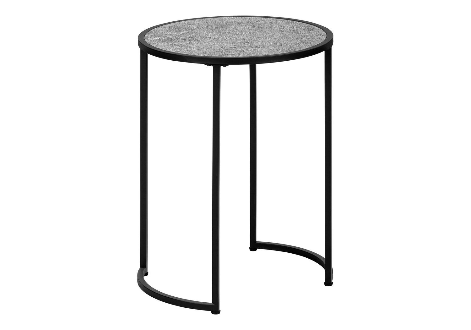 Round Accent Side Table, Contemporary &amp; Modern