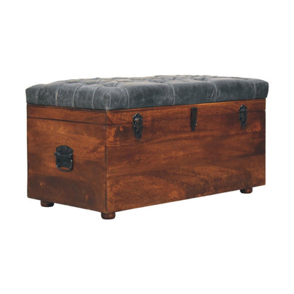 Buffalo - Leather Storage Trunk