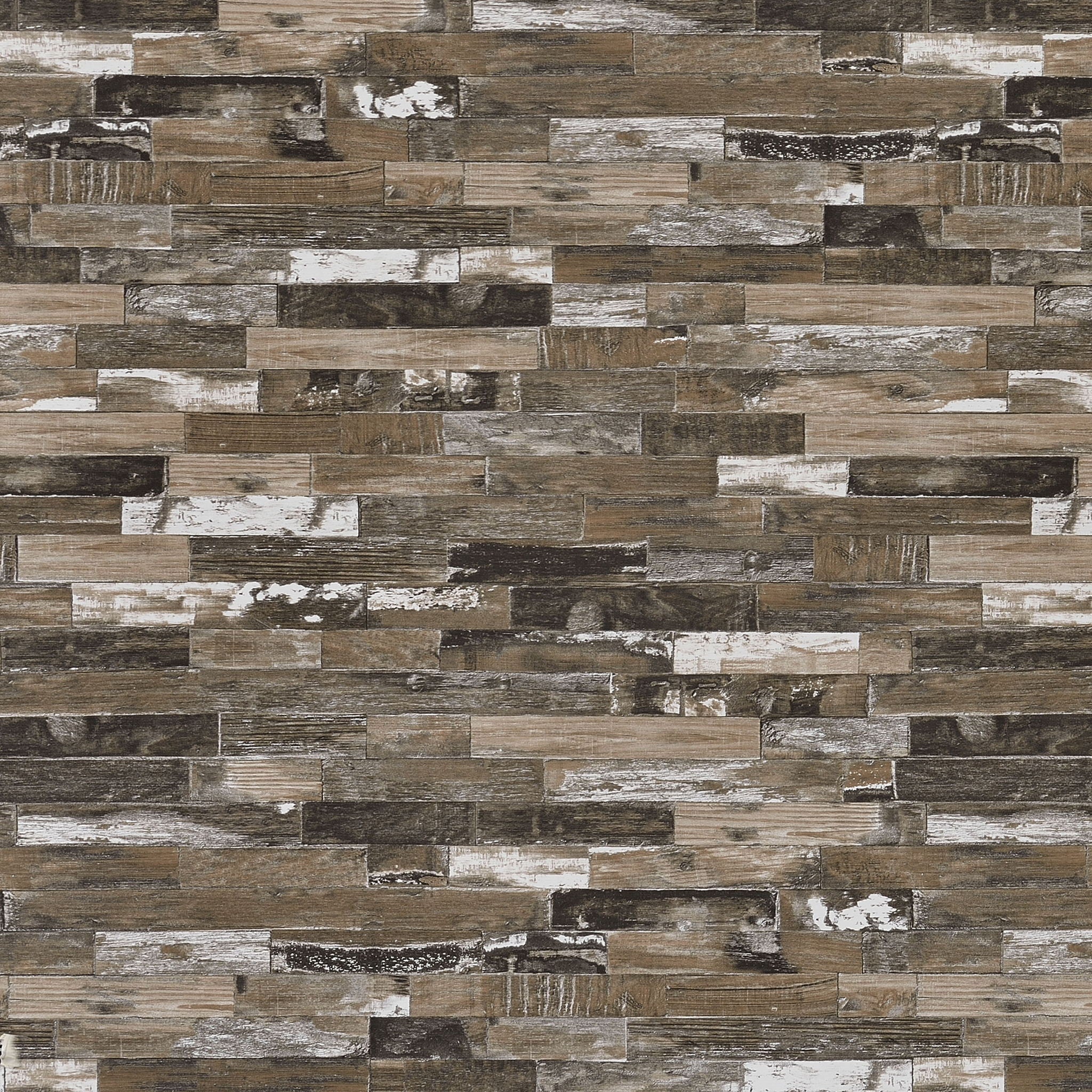 Salvaged - 4 Shelf Writing Desk With Hollow Board - Brown