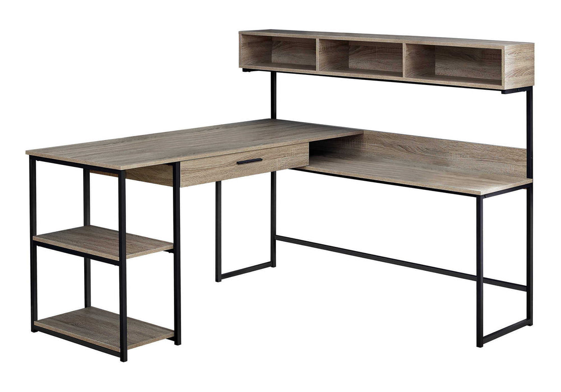 Computer Desk, Home Office, Corner, Storage Drawers, L Shape, Laptop, Contemporary &amp; Modern