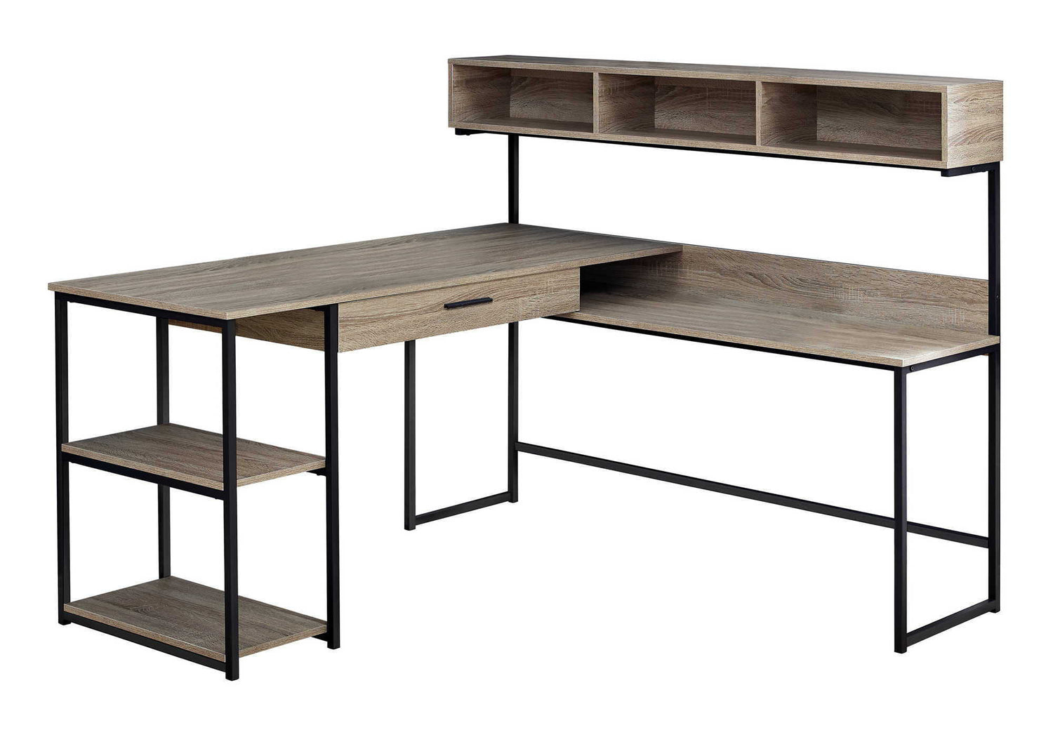 Computer Desk, Home Office, Corner, Storage Drawers, L Shape, Laptop, Contemporary &amp; Modern