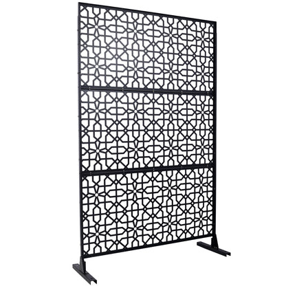 Outdoor &amp; Indoor Metal Freestanding Decorative Privacy Screen