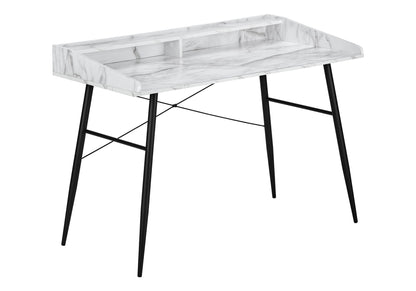 Computer Desk For Home Office, Laptop Storage Shelves, Contemporary &amp; Modern