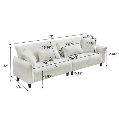Teddy Velvet Sofa, Soft &amp; Comfortable