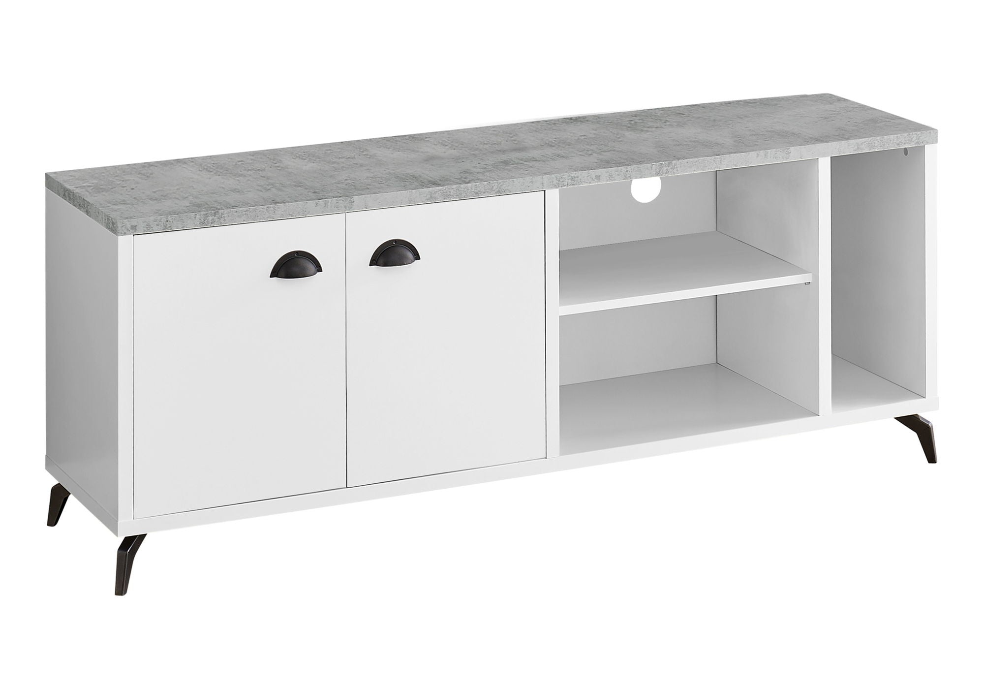 TV Stand, Console, Media Entertainment Center, Storage Cabinet, Contemporary &amp; Modern