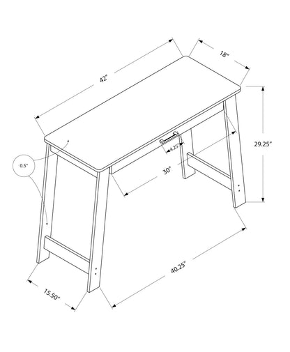 Stylish Design Computer Desk For Home Office Storage Drawers, Contemporary &amp; Modern