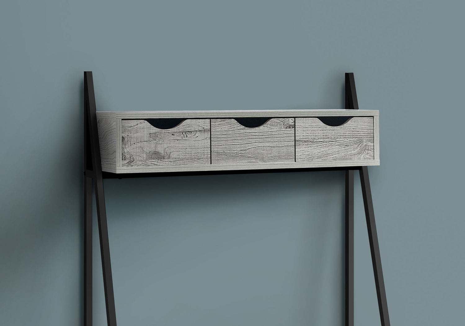 Computer Desk For Home Office, Laptop, Leaning, Storage Drawers, Contemporary &amp; Modern