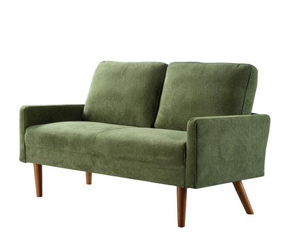Loveseat Sofa, European Style With Sleek Design, Modern &amp; Vintage Flair, Upholstered 2 Seater Couch