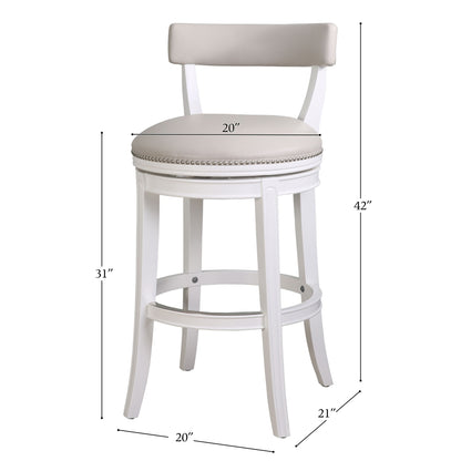 Stool &amp; Upholstered Seat And Back