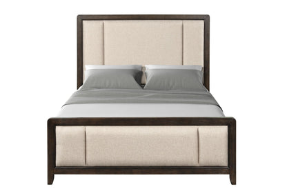 Upholstered Headboard &amp; Footboard With Traditional Styling Bed
