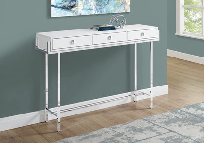 Accent Console Table For Entryway, Storage Drawer, Contemporary &amp; Modern
