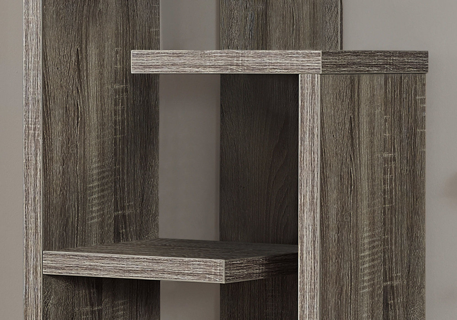 Bookshelf, Bookcase, Etagere, 4 Tier, For Office, Contemporary &amp; Modern - Taupe