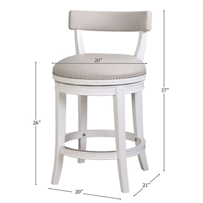 Stool &amp; Upholstered Seat And Back