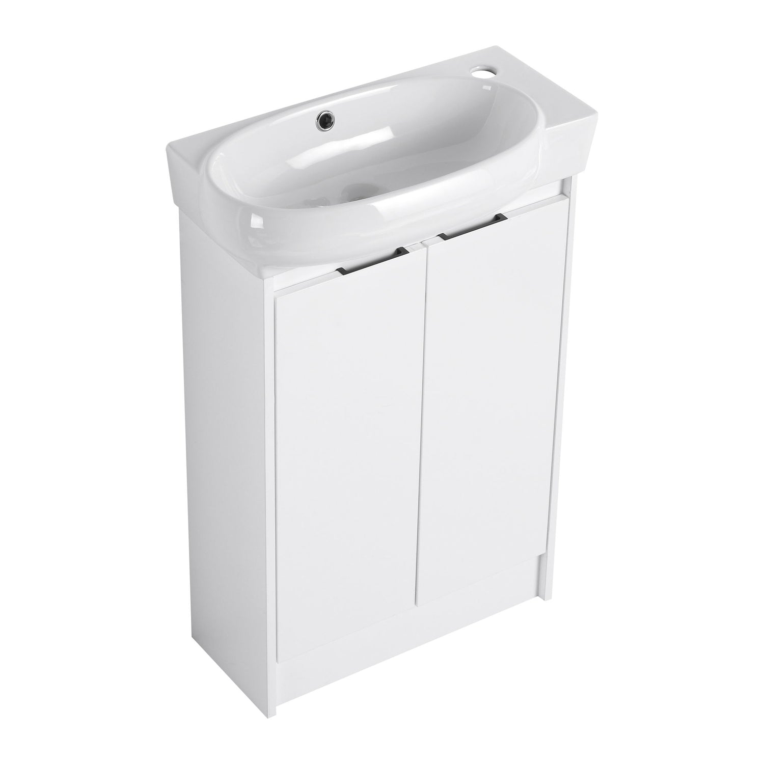 Freestanding Bathroom Vanity &amp; Sink, Soft Close Doors