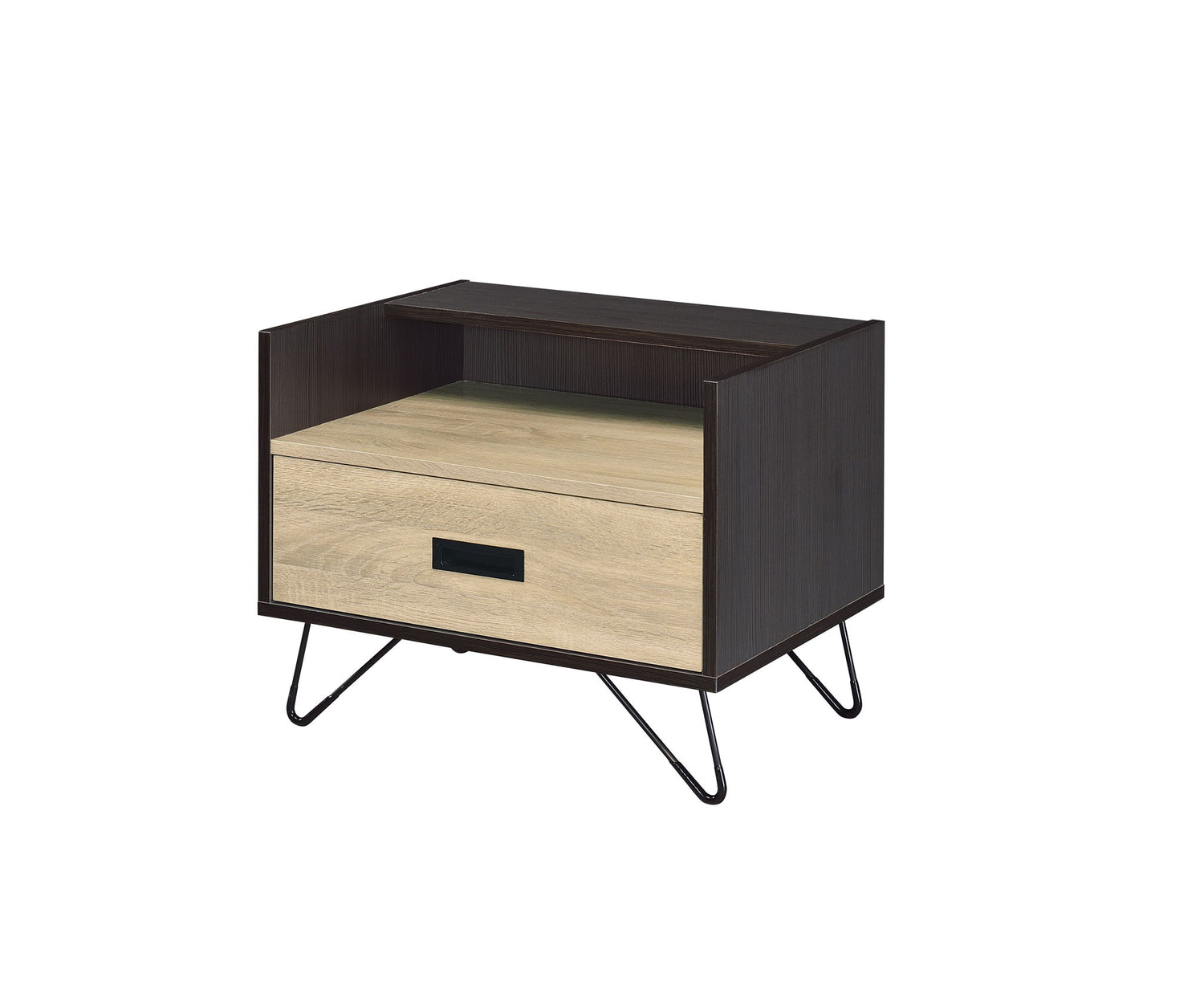 Melkree - Accent Table With Display &amp; Utility Function - Black
