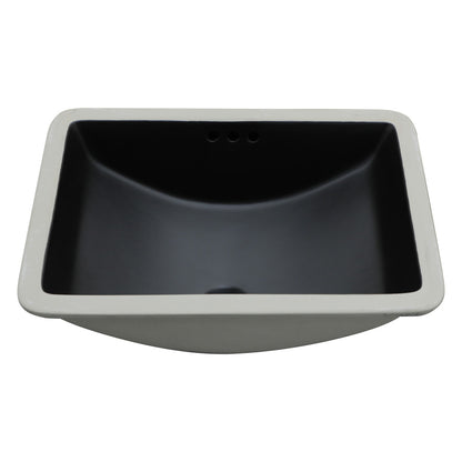 Modern Ceramic Undermount Bathroom Sink With Overflow, High Quality