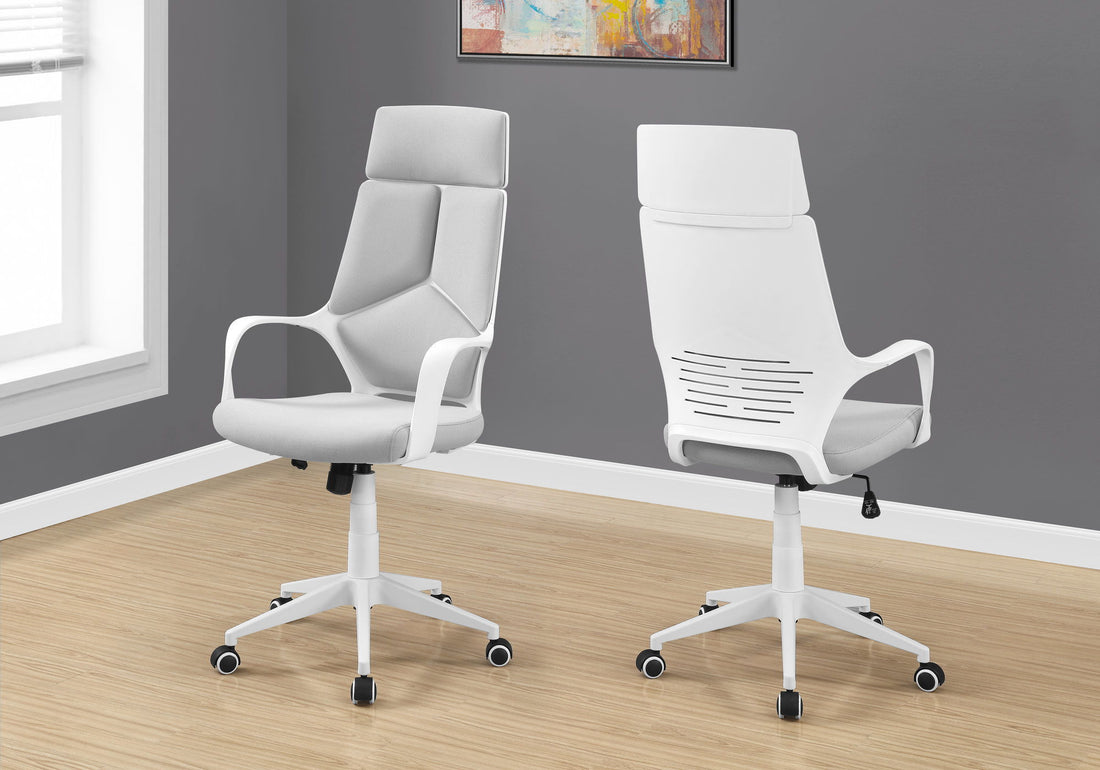 Office Swivel Chair, Adjustable Height, Ergonomic, Armrests, Contemporary &amp; Modern