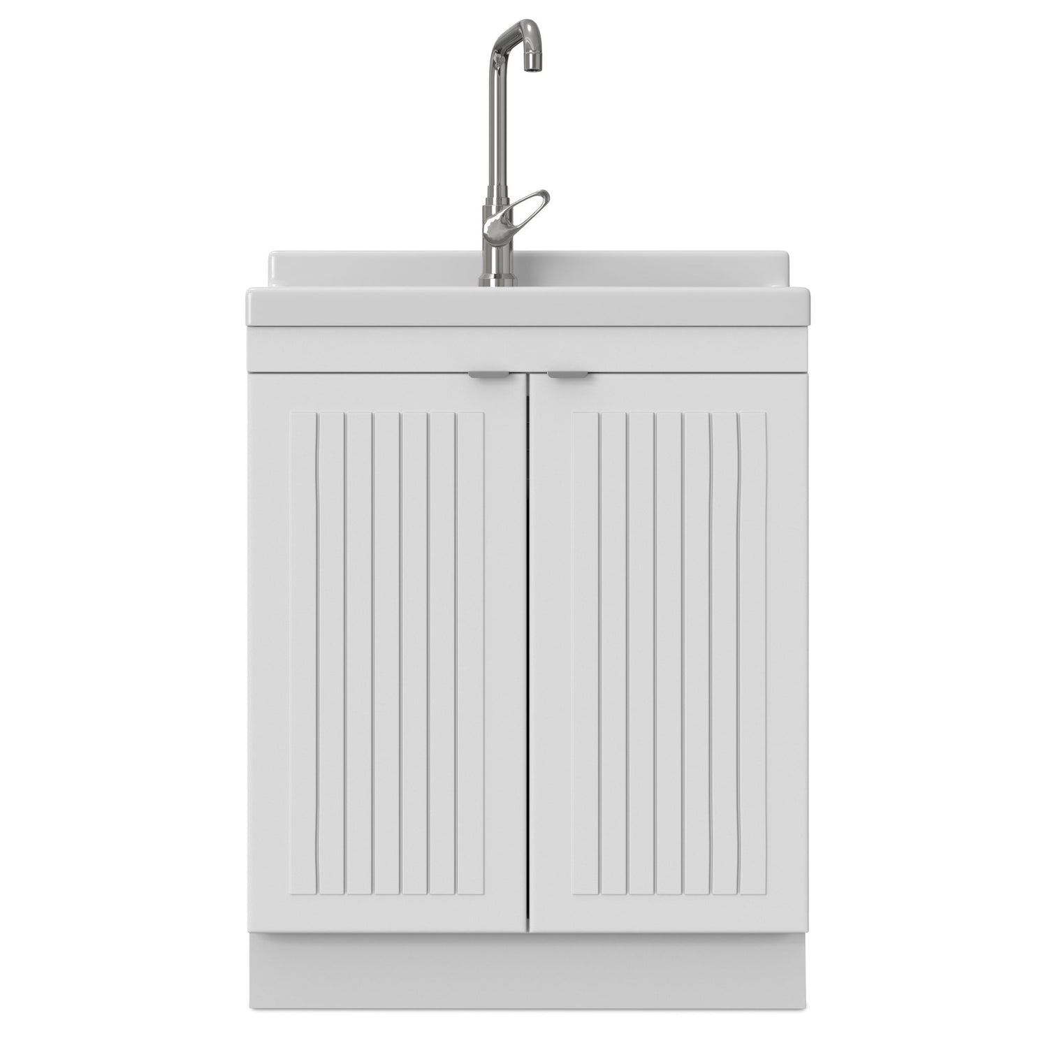 Murphy - Laundry Cabinet &amp; Faucet And Stainless Steel Sink
