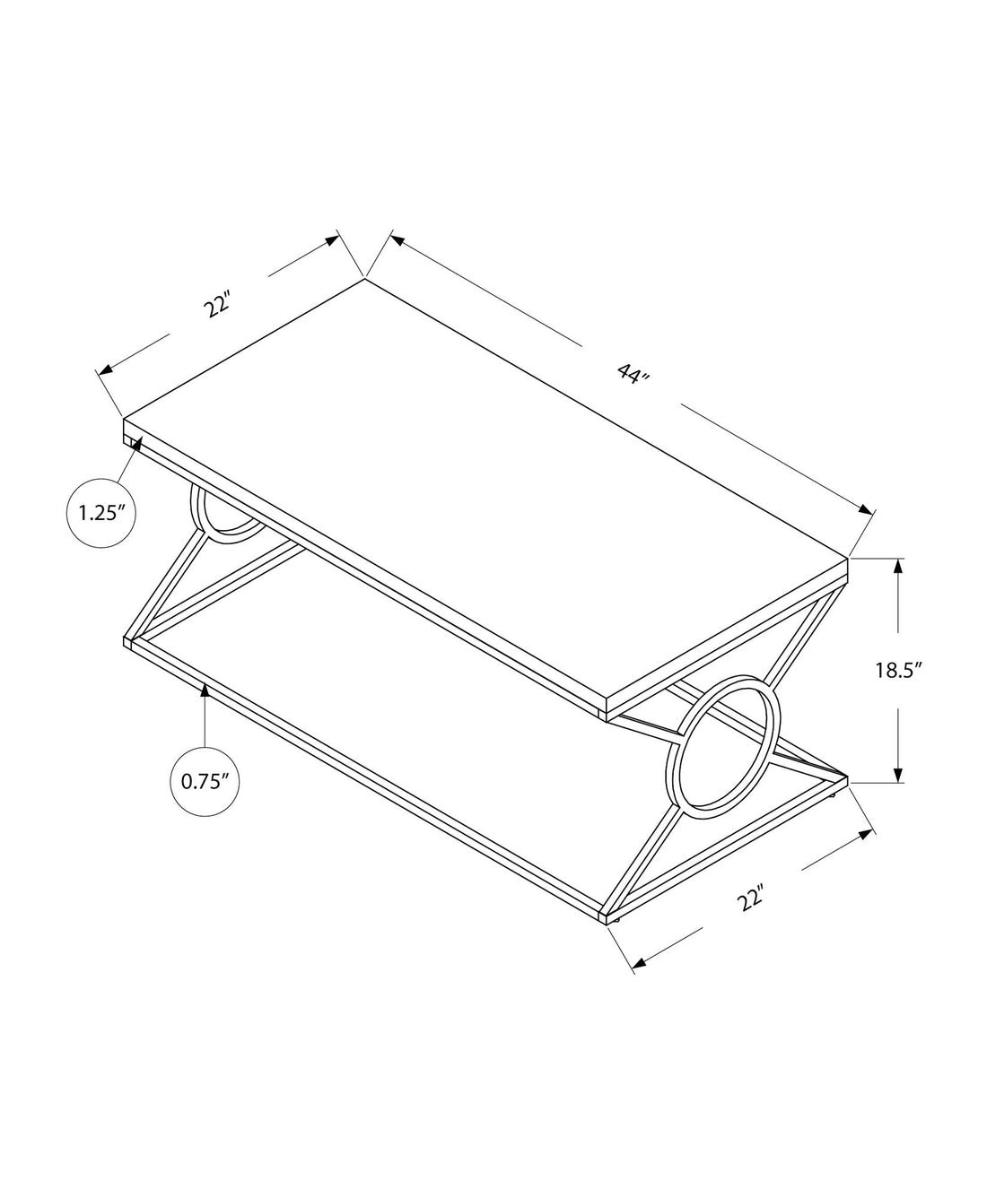 Table, Rectangular, Glossy Contemporary &amp; Modern - White