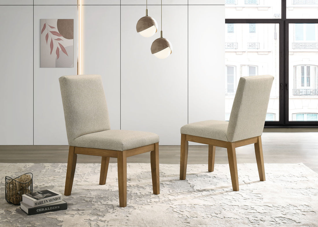 Jasper - Contemporary Fabric 19&quot; Dining Chair (Set of 2)