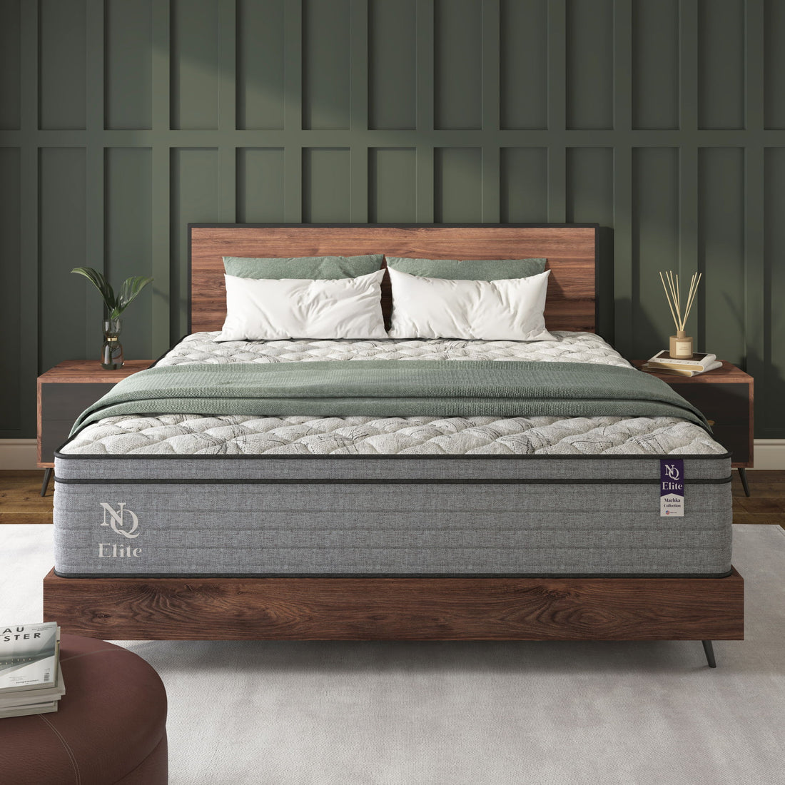 Elite Series Machka - 10&quot; Cooling Gel Memory Foam Hybrid Mattress