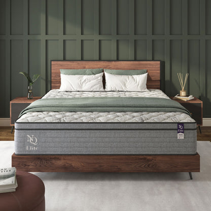 Elite Series Machka - 10&quot; Cooling Gel Memory Foam Hybrid Mattress