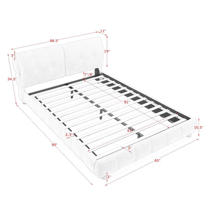 Platform Bed &amp; Upholstered Frame