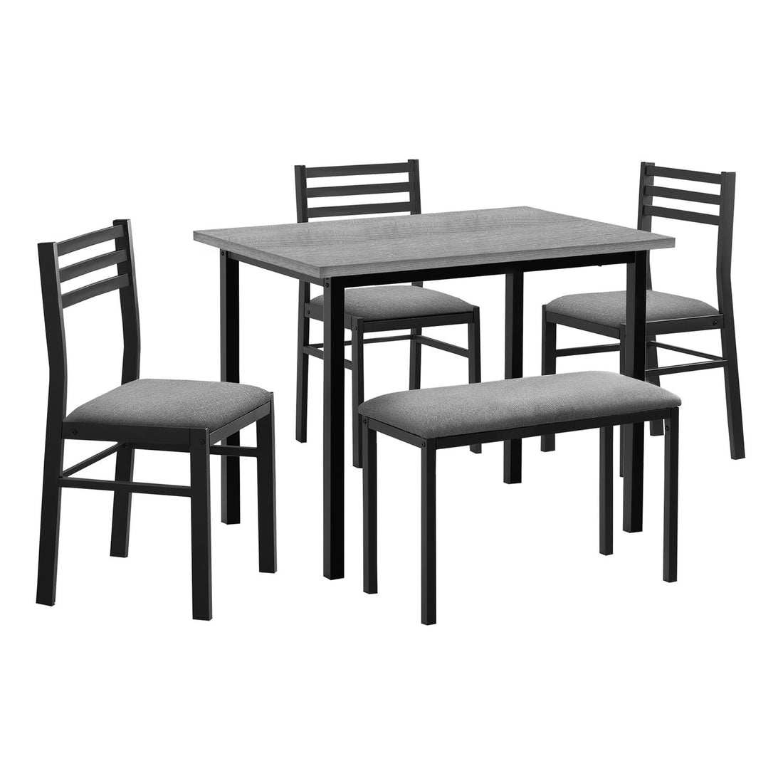 Dining Set, 5 Pieces Set, Rectangular, Small, Contemporary &amp; Modern