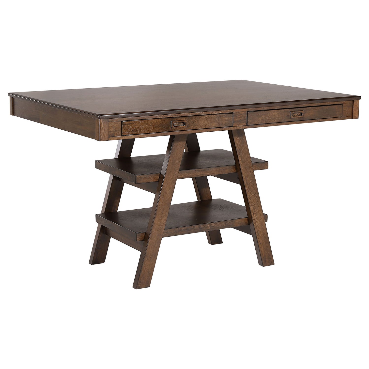 Ferrara - 5 Piece Counter Height Dining Set With Chairs - Walnut