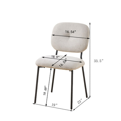 Modern 4 Person Dining Set With Bamboo &amp; Table And Turquoise &amp; Chairs Metal Legs, Space Saving Design - White