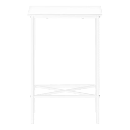Accent Side Table, Narrow, Small, 2 Tier, Contemporary &amp; Modern
