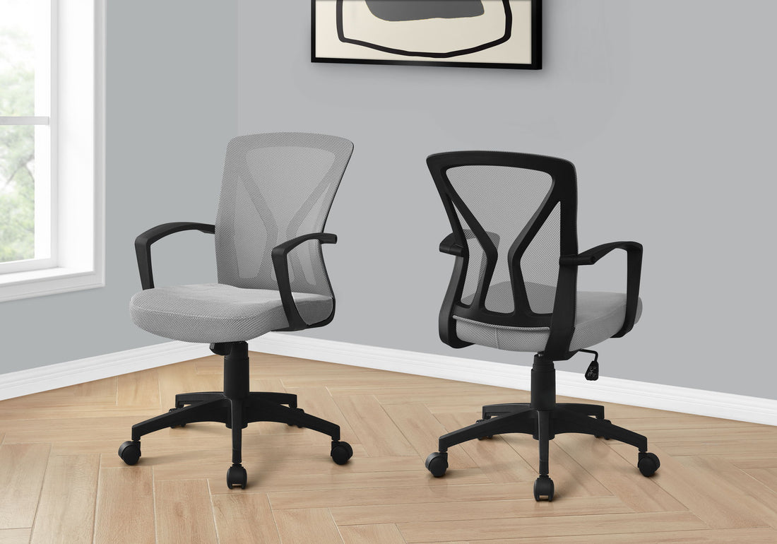 Office Chair, Adjustable Height, Swivel, Ergonomic, Mesh, Contemporary &amp; Modern