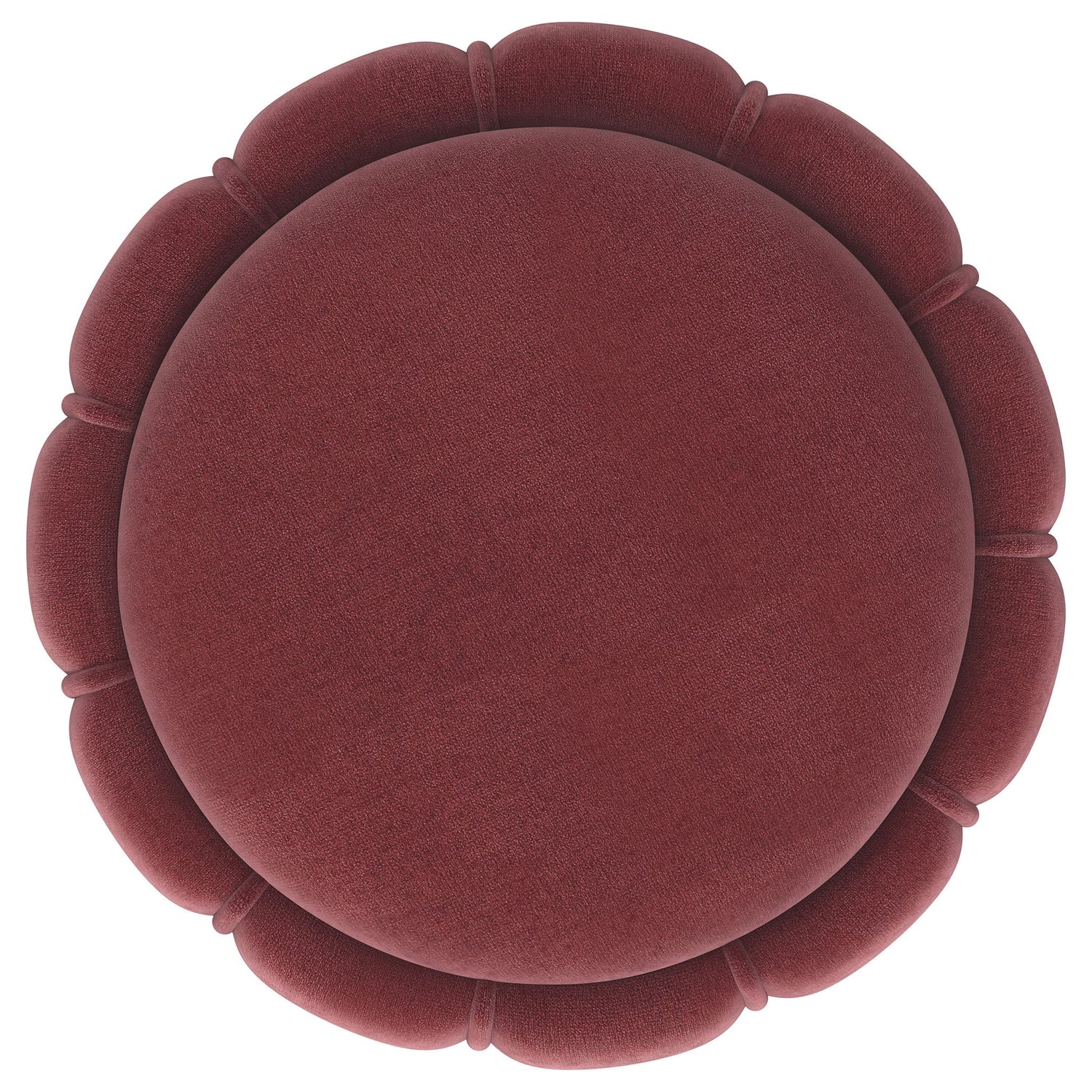 Inez - Round Upholstered Ottoman