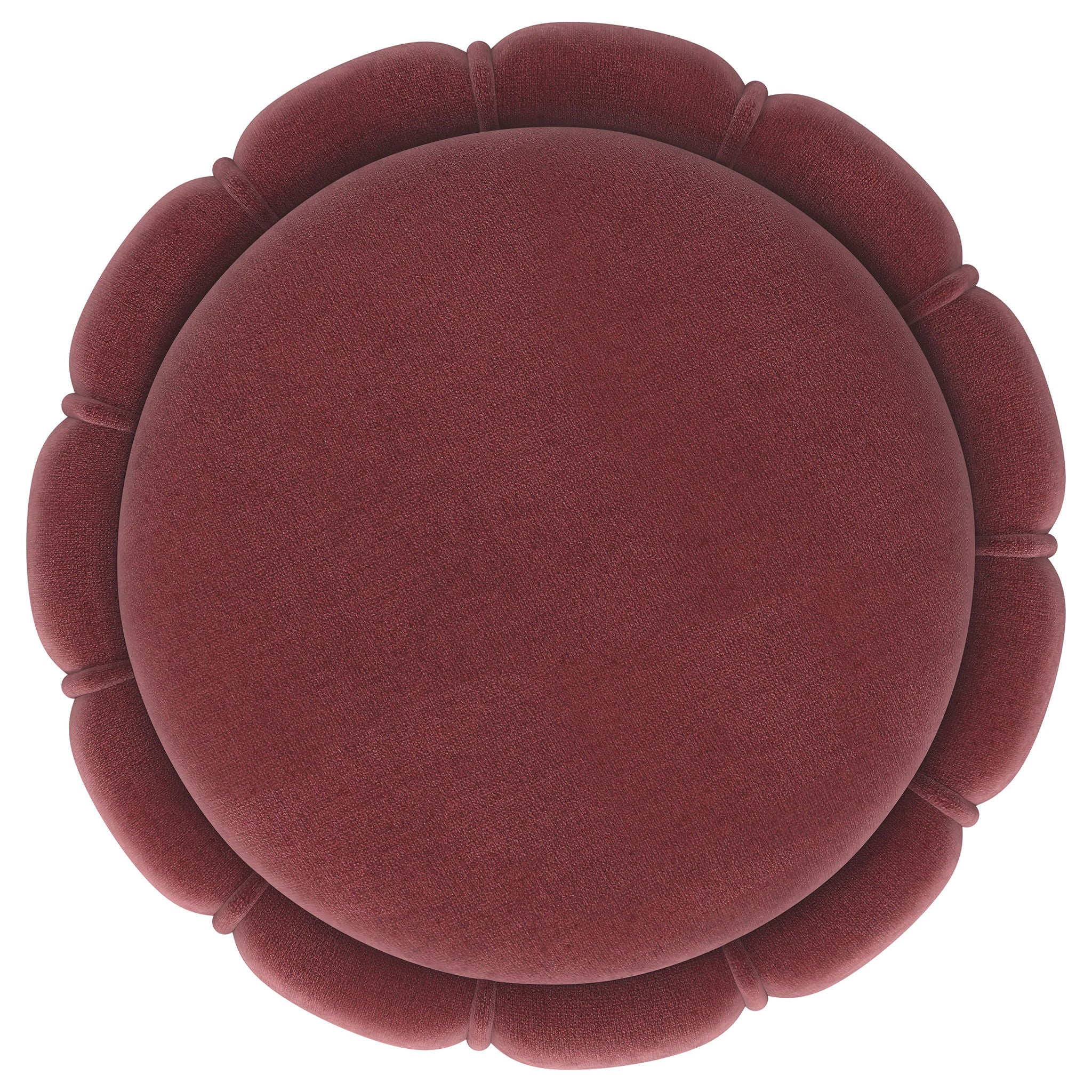 Inez - Round Upholstered Ottoman