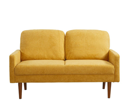 Loveseat Sofa, European Style With Sleek Design, Modern &amp; Vintage Flair, Upholstered 2 Seater Couch