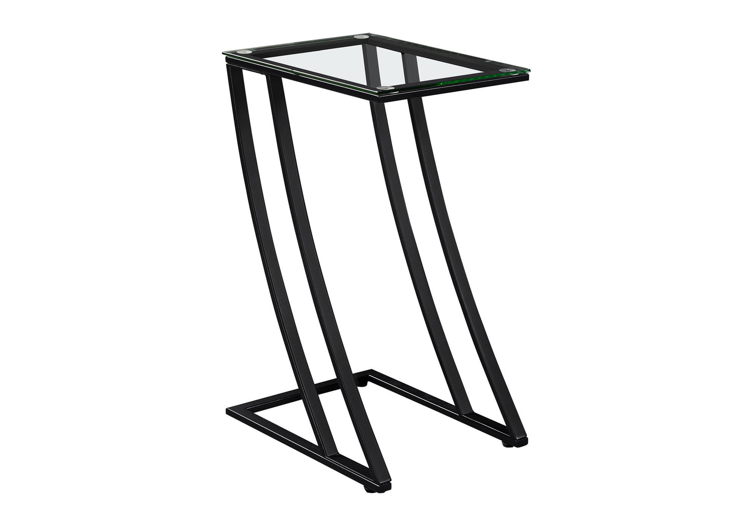 Accent Table, C - Shaped, Sturdy Construction, Contemporary &amp; Modern