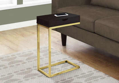 Accent Table, C - Shaped Contemporary &amp; Modern Elegant Design