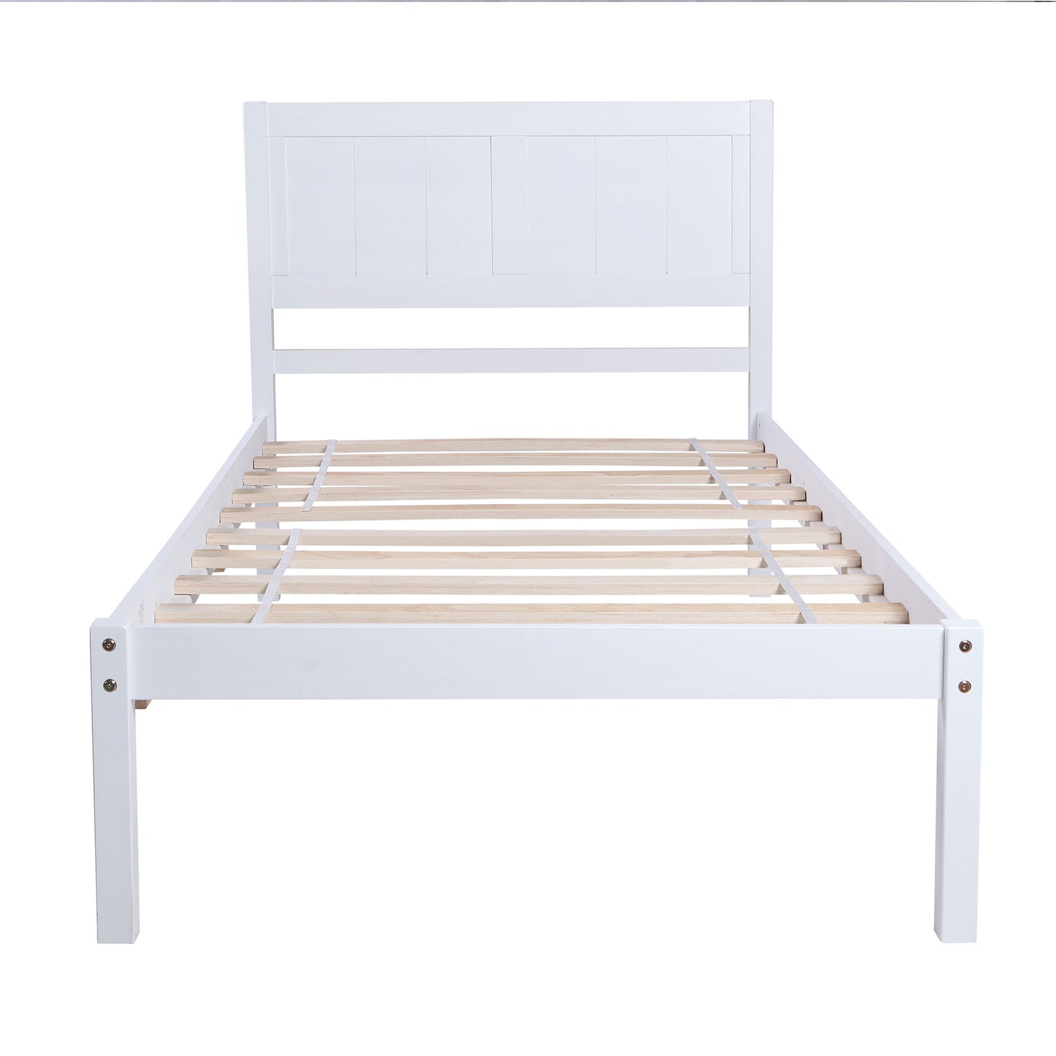 Classic Platform Bed With Headboard