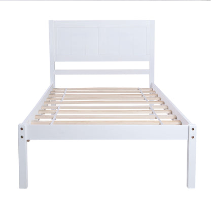 Classic Platform Bed With Headboard